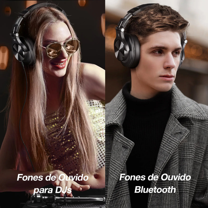 Oneodio Fusion A70 Fones de ouvido Bluetooth 5.2 Áudio de alta resolução